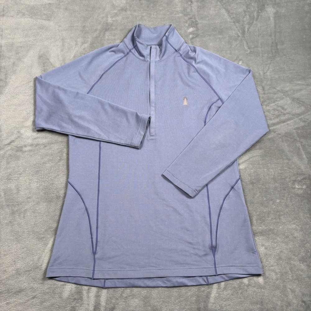 Peter Millar Women's Melange Half Zip Pullover Windsong Farm Golf Club Size XL